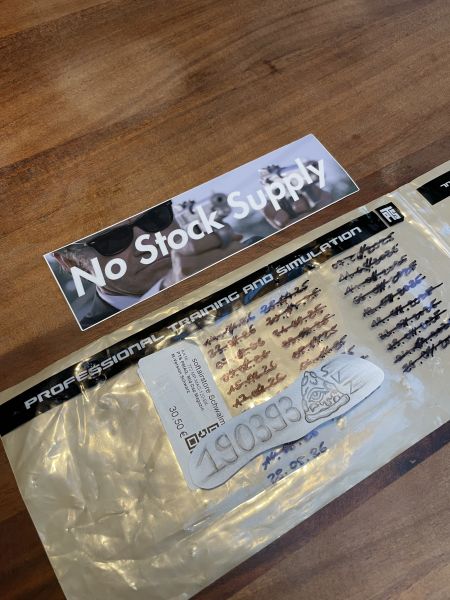 Reservoir Dogs „No Stock Supply“ Slap Forward FOG Neu