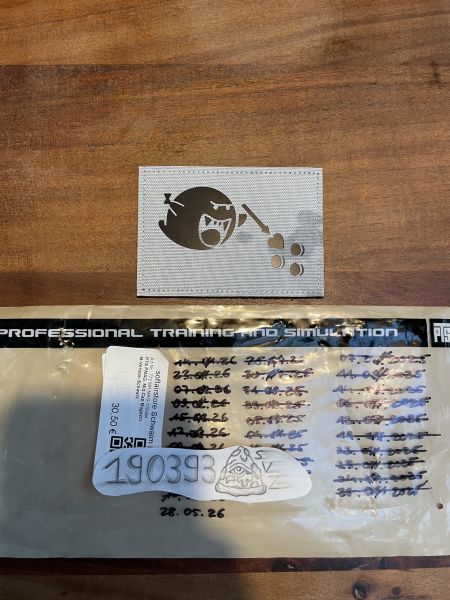 FSUC Fuck Shit Up Crew „Boobeard“ MC White-Camo Neu Patch