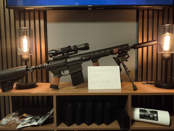 Wolverine MTW 308 Unleashed - Unikat mit Hera Arms Leather Anbauteilen