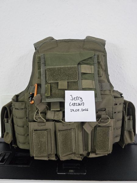 MIL-Tec Lasercut Plattenträger olive inkl taschen