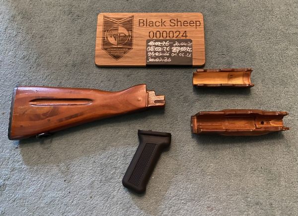 WE AK74, 47 GBB Holz Kit 