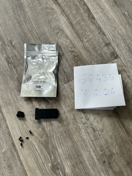 RWA CNC Aluminium RMR Sight Direkthalterung inkl. Visierung vorne schwarz f. VFC Glock / EXA GBB Serie