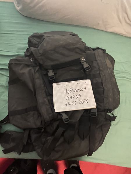 Orig. NL Armee STING Einsatzrucksack Spezialkräfte 60+10l schwarz