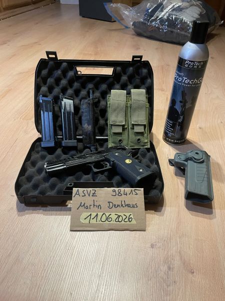 WE Hi-Capa 5.1 mit Zubehör, Schlittenmod und Tuning