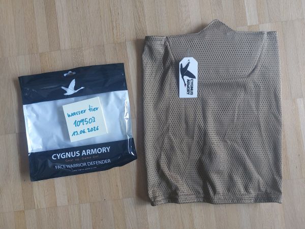 Gesichtsschutz Cygnus Armory Face Warrior Defender - Coyote - ungenutzt