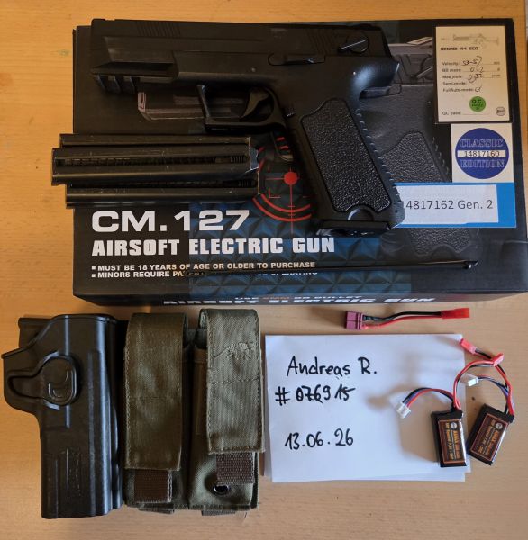 Cyma CM 127 Gen.2 rundum glücklich Paket