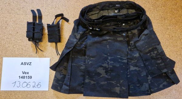 5.11 Tactical Commando Kilt Multicam Black