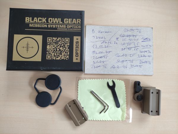 Black Owl Gear FDE T1 Low & High Mount + Zubehör