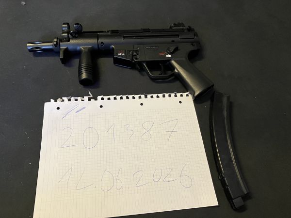 MP5 K CO₂ Blowback Softair (6 mm BB) – voll funktionsfähig