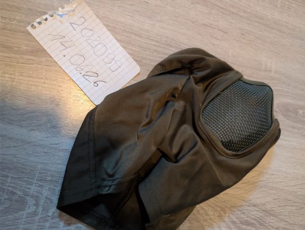 Shadow Warrior Hood, protective mask, OD 