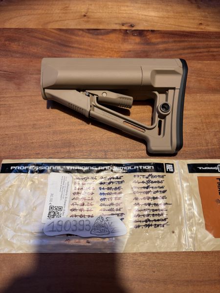 TM Tokyo Marui URG-I GBB Stock Schaft Tan Neu 