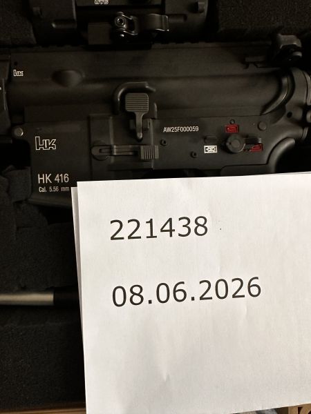 GHK HK416 + Zubehör + nicht gebraucht