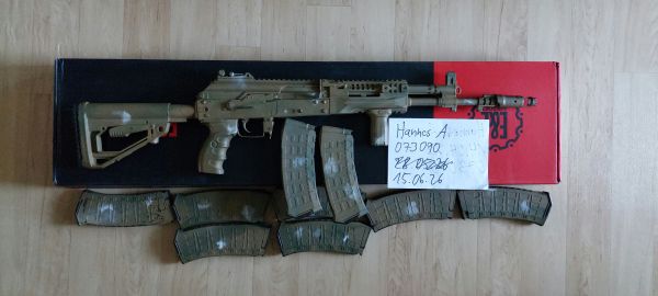 E&L AK12 Gate Aster Shop-gun + 9 Magazinen | Paintjob