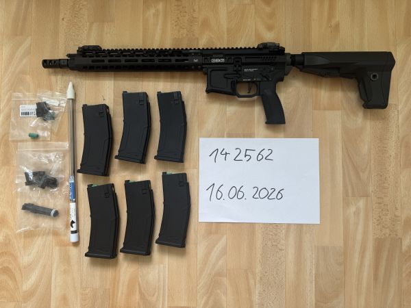 G&G MGCR 556 GBB 12 Zoll Komplettpaket