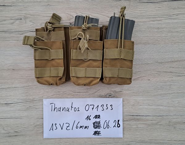 Triple Double M4 Magazin Pouch Tan/Coyote