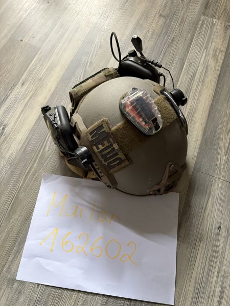 FMA Maritime Helm Coyote + Earmor Headset