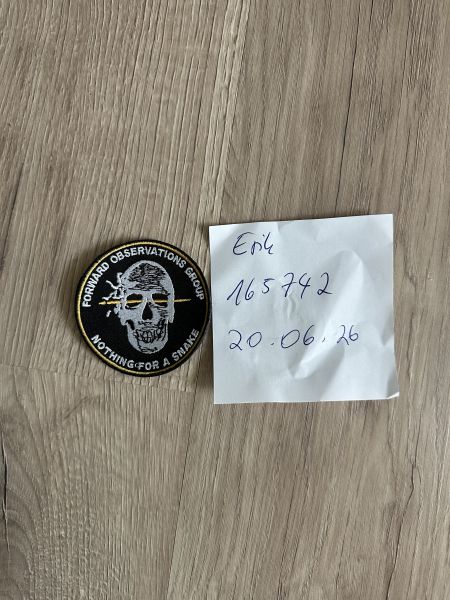 FOG FORWARD OBSERVATION GROUP PATCH NOTHING FOR A SNAKE