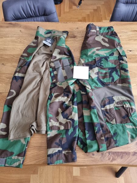 Primal Gear Woodland G3 Combat Shirt Pant, Größe L