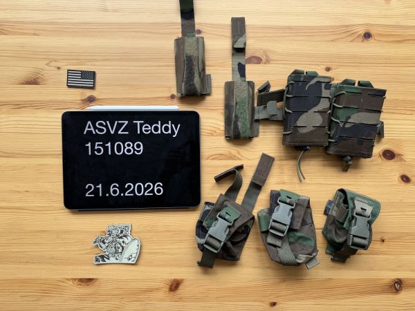 Templarsgear Pouches in Woodland / M81