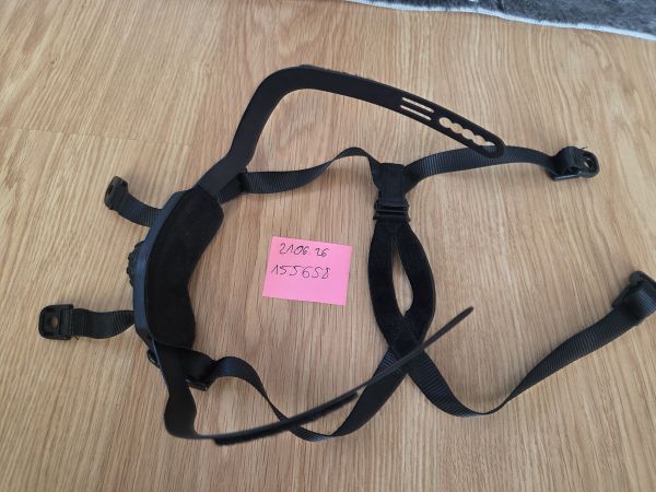 Fast Helm Strap verstellbar schwarz komplett