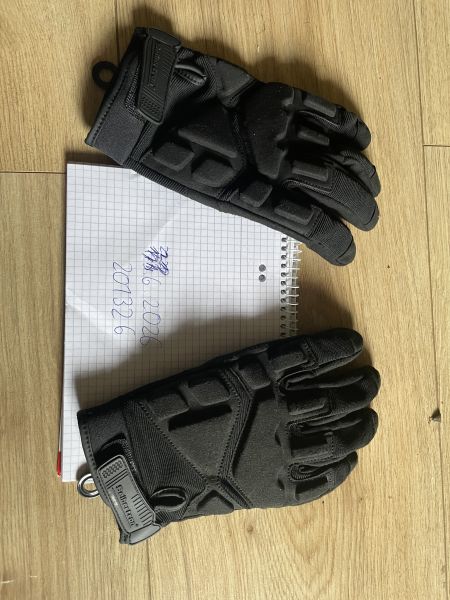 Seibertron Handschuhe Large Schwarz mit Schutzpads 