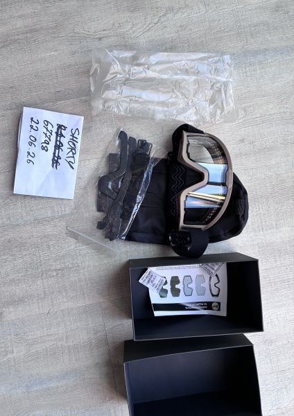  BEGADI CP1 SCHUTZBRILLE MIT DOUBLE LENS, SET MIT HELMMONTAGE 