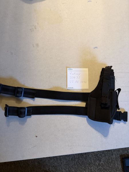 Beinholster schwarz (Kleine bis mittlere Pistolen)
