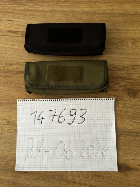 Shotgun Shell Holder Pouch in Olive und Schwarz 