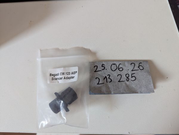 Begadi CM123 M1911 Silencer Tracer Adapter 14 mm CCW Gewinde 