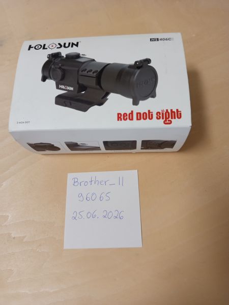 HOLOSUN - HS406C Solar Rotpunktvisier