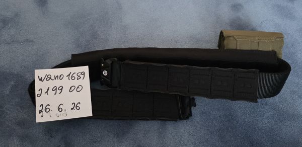 Minimaler Molle Belt mit Dump Pouch