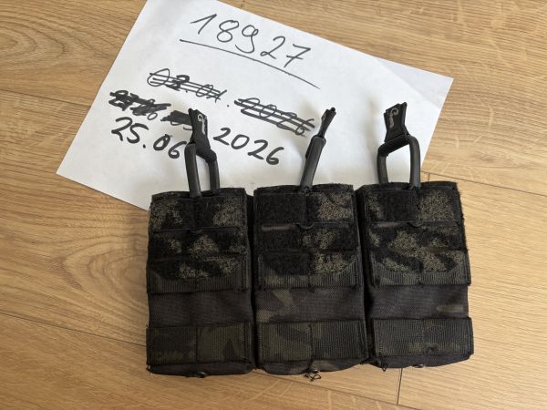 Argilite Tripple-Mag-Pouch Multicam Black