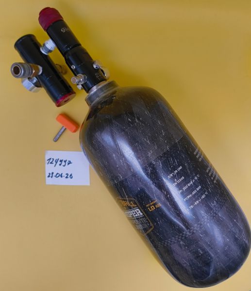 1,5L HPA Flasche mit Regulator 