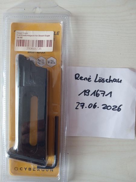 CO2 Magazin für KWC/Cybergun Desert Eagle
