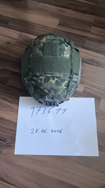 FMA Helm Größe 53-59cm mit Flecktarn Helmcover WEICH gepolstert