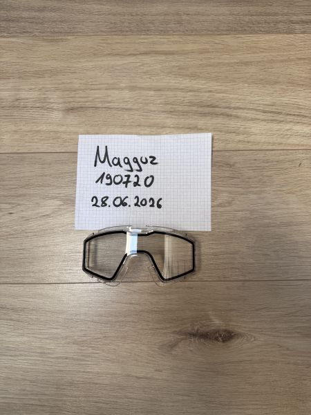 Double Lens Ersatzglas, RX - Brillenträgerversion, Erweiterung für Begadi Schutzbrille CP1 - transparent