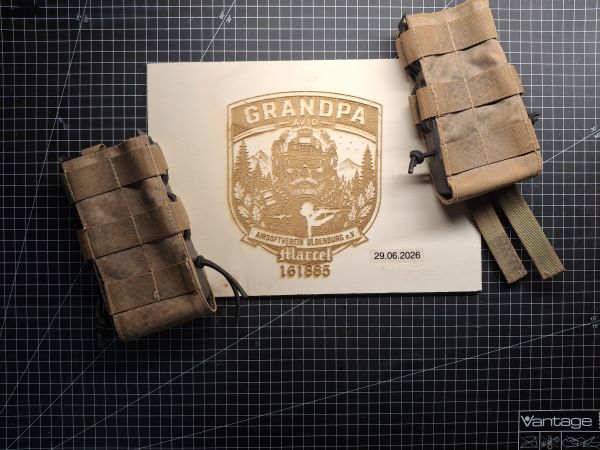 Zentauron Schnellzieh Magazintaschen sandfarbe