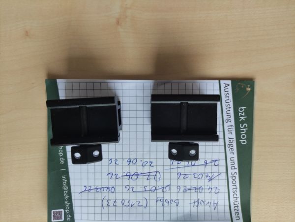 2 x UTG 1 inch 3-Slot Riser/Montage-Erhöhung 25 mm High Picatinny/Weaver
