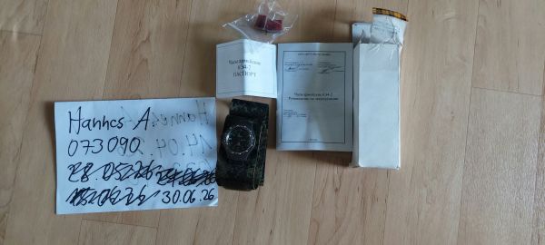 Original Vostok 6E4-2 Ratnik Uhr