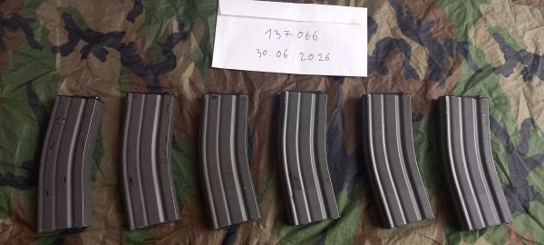 6x G&G M4/M16 Stahl Midcap Magazine (125 Schuss)