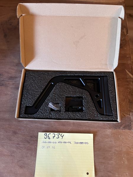 5KU CNC Aluminium Visor Folding Stock 1913 Rail
