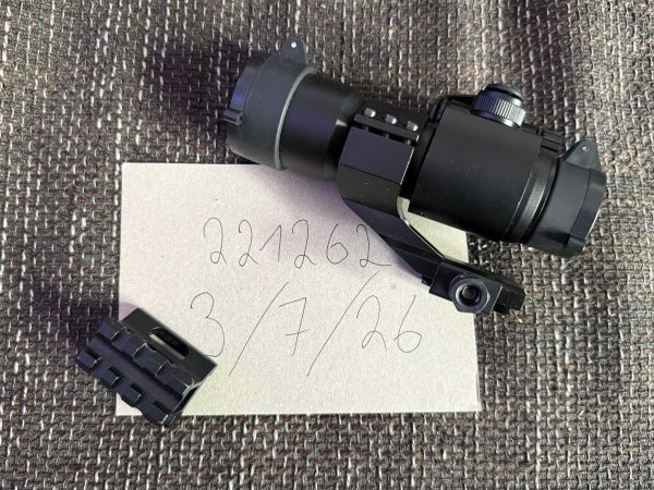Begadi PHX RD30 1x RedDot mit LeverMount + Picatinny Riser