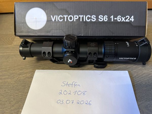 Victoptics S6 1-6x24 inkl. Picatinny Mount