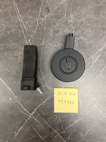 AirTac VFC MP7 GBB HPA Adapter MP5 + Tokyo Marui MP5 Drum Mag