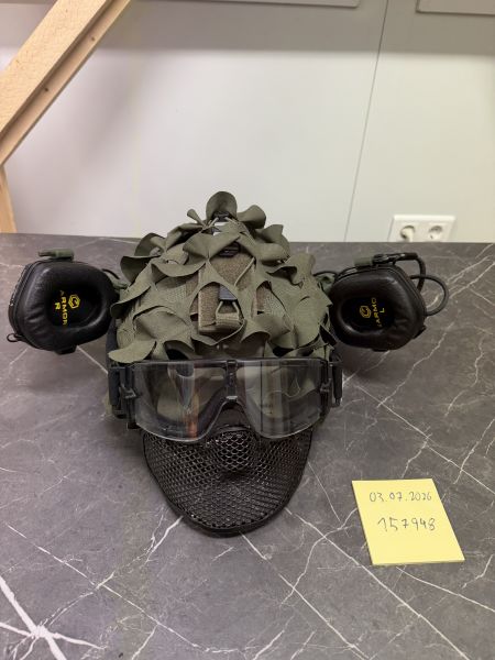Airsoft Helmsetup FAST RG – Bollé X800, NB Tactical, Earmor M32, Helmet Bridge