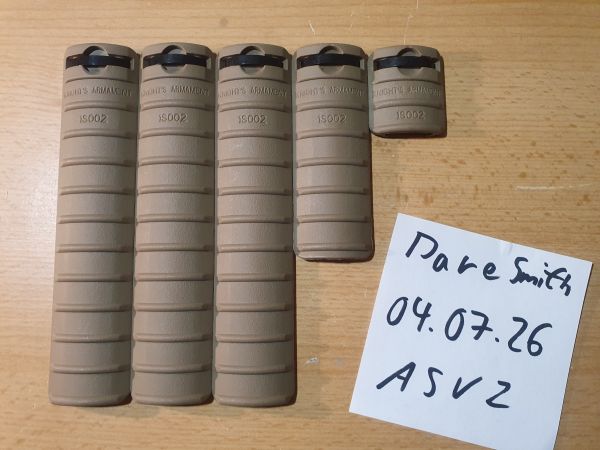 Knight's Armament KAC Rail Panels mit Markings TAN (Nachbau)