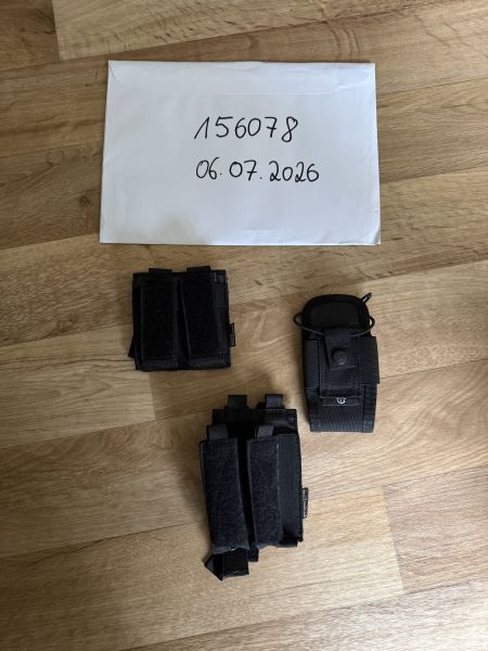 Pistolen Pouch Set schwarz 