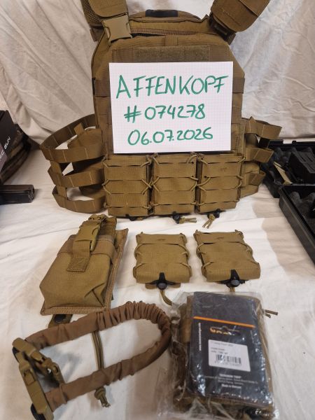 Tasmanian Tiger MKIV Plate Carrier Set Coyote