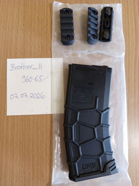 VFC M4 QRS Midcap Magazine 120rds Black