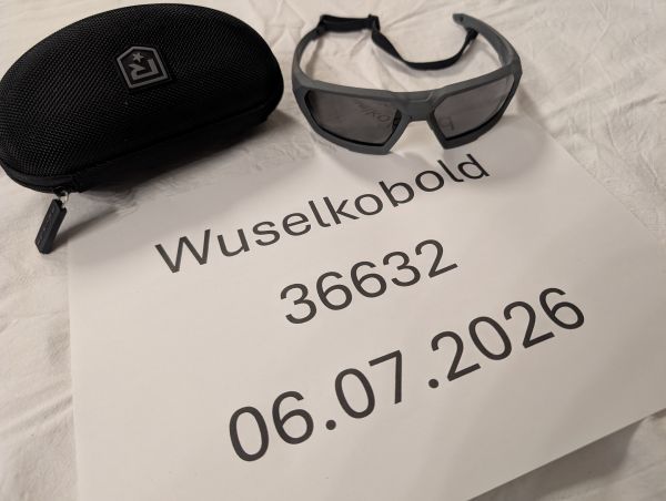 Revision Shadowstrike ballistische Brille mit Case Smokey & Clear Gläser